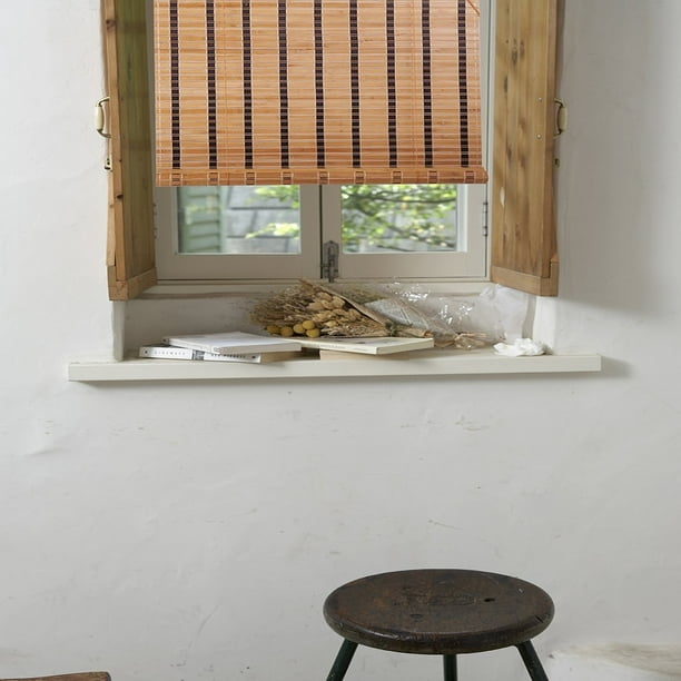 48"X84" Natural Bamboo Roll Up Window Blind Sun Shade WB-G10